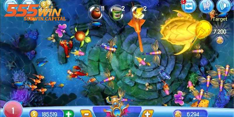 Bắn Cá Ăn Xu 555win | Game Bắn Cá Đổi Thưởng 2026 3 Cơ hội thắng lớn cùng cơ chế kiếm tiền từ trò chơi
